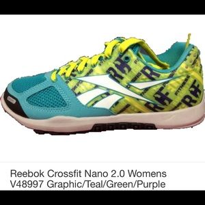 CrossFit Nano 2.0 Graphic/Teal/Green/Purple